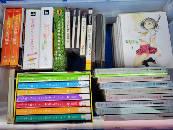 福岡市南区にて、ゲーム・アニメBlu-ray・アニメオフィシャルブックなどを出張買取しました。