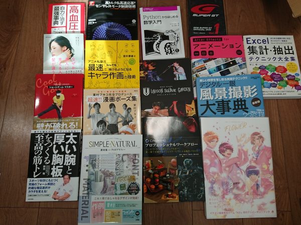 静岡県のお客様からパソコン関係の専門書・イラスト集・DVD・単行本を宅配買取サムネイル