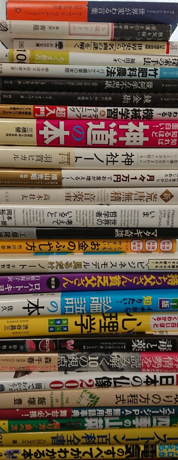 福岡市中央区にて、ビジネス書・実用書などの古本を出張買取しました。サムネイル